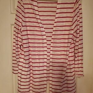 Chico's Pink and Cream Ultimate Tee